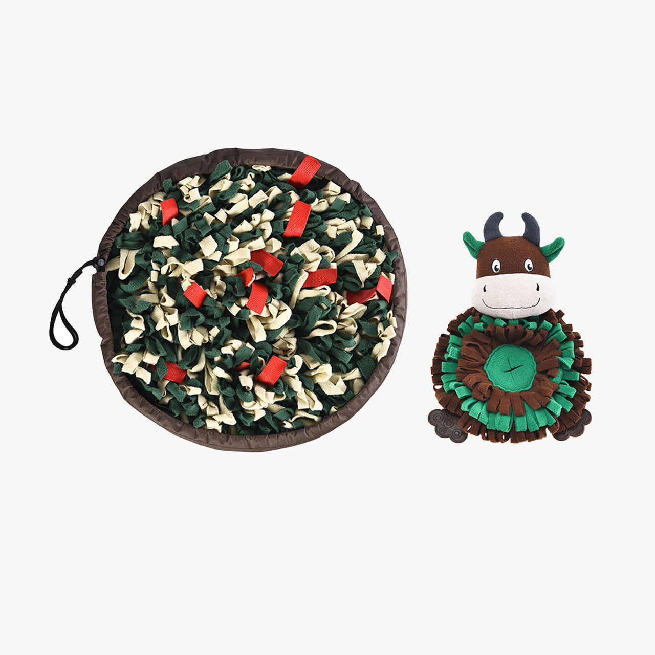 Pet  Pasta Sniffing Mat & Bull Sniffing Toy - EARTHY PAWZ