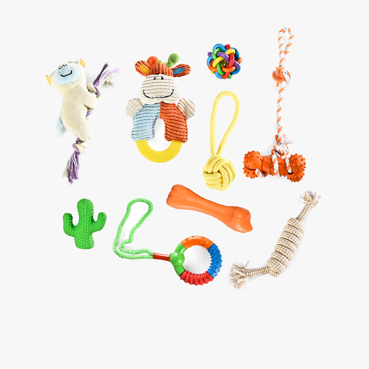 Puppy Toy Set, 9 pcs - EARTHY PAWZ