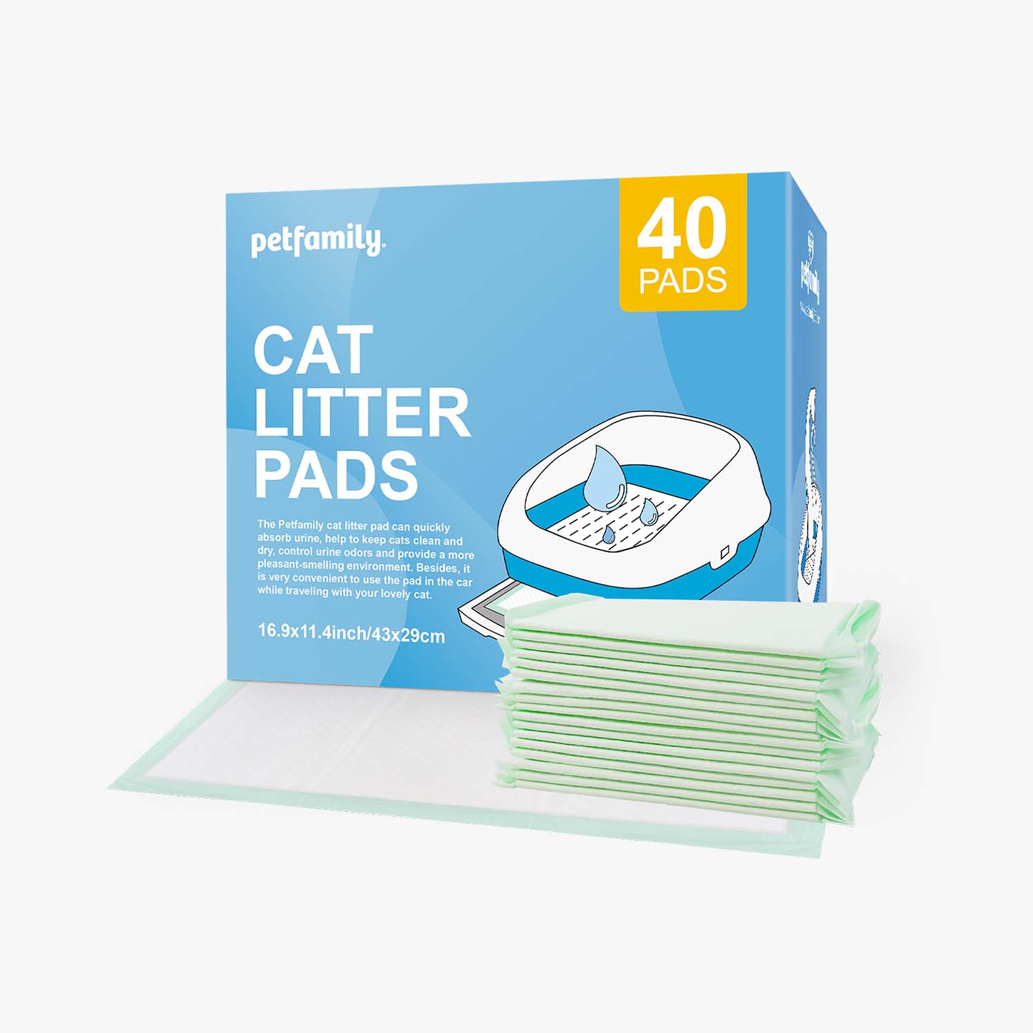 Kitty litter pads best sale