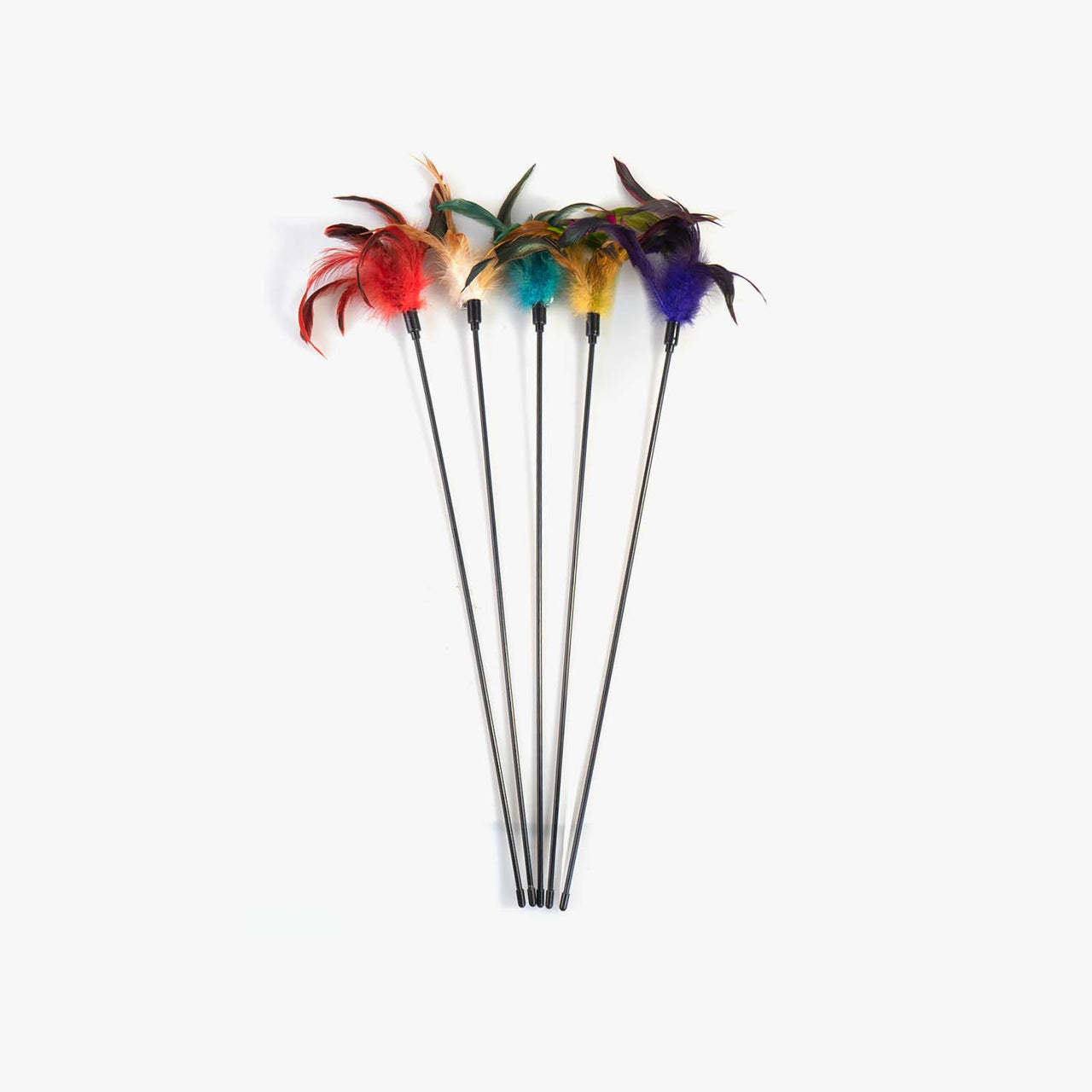 Feather Cat Wand Toy Set, 5 pcs