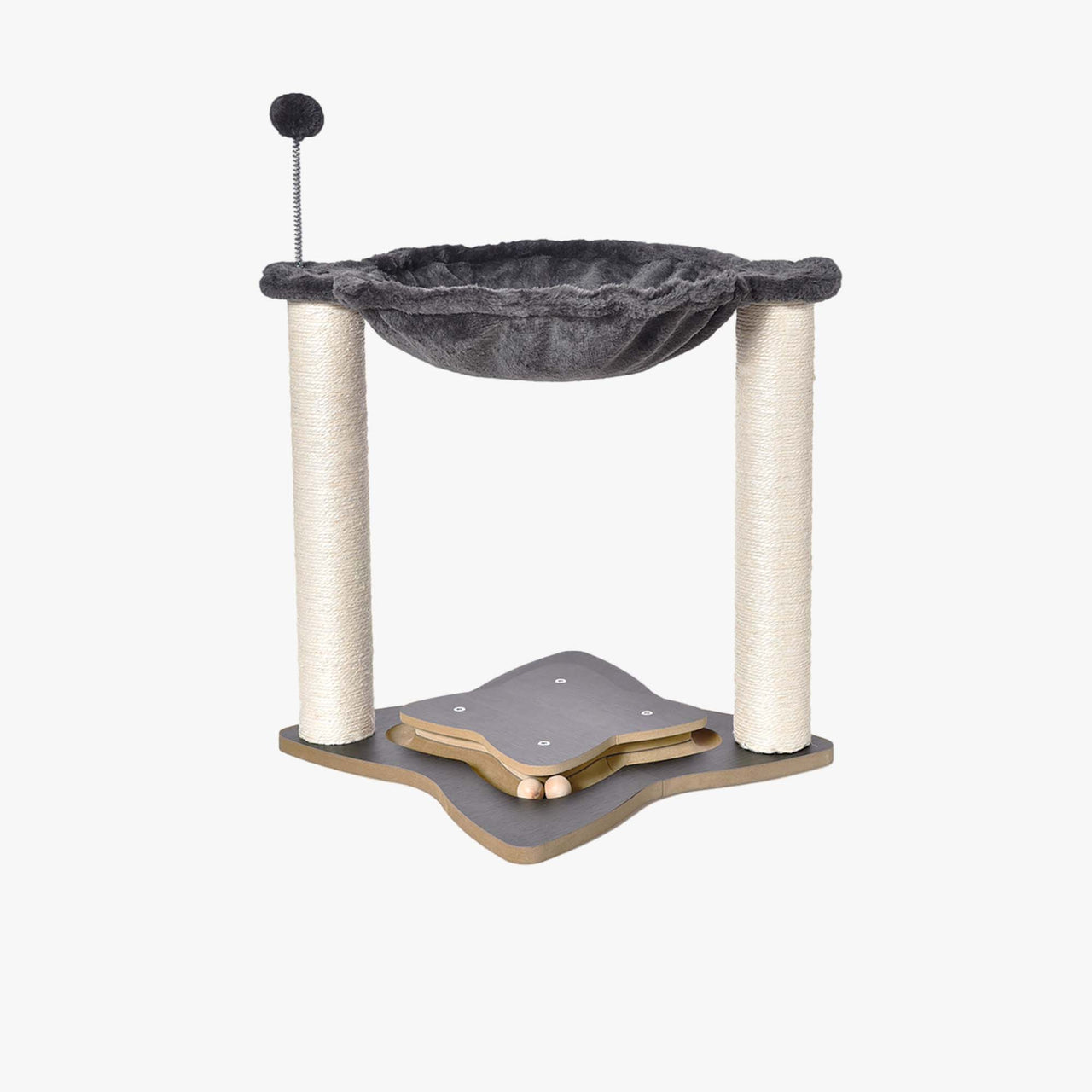 3 in 1 Cat Scratching Post with Hammock