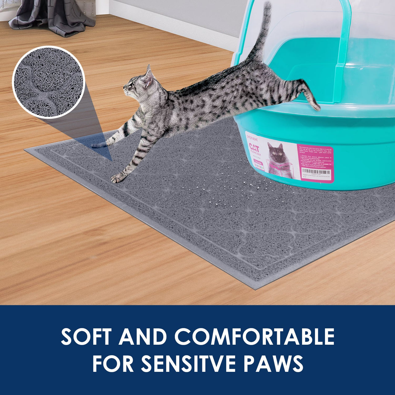 Cat Litter Mat 23 x 35 x 1/3 in