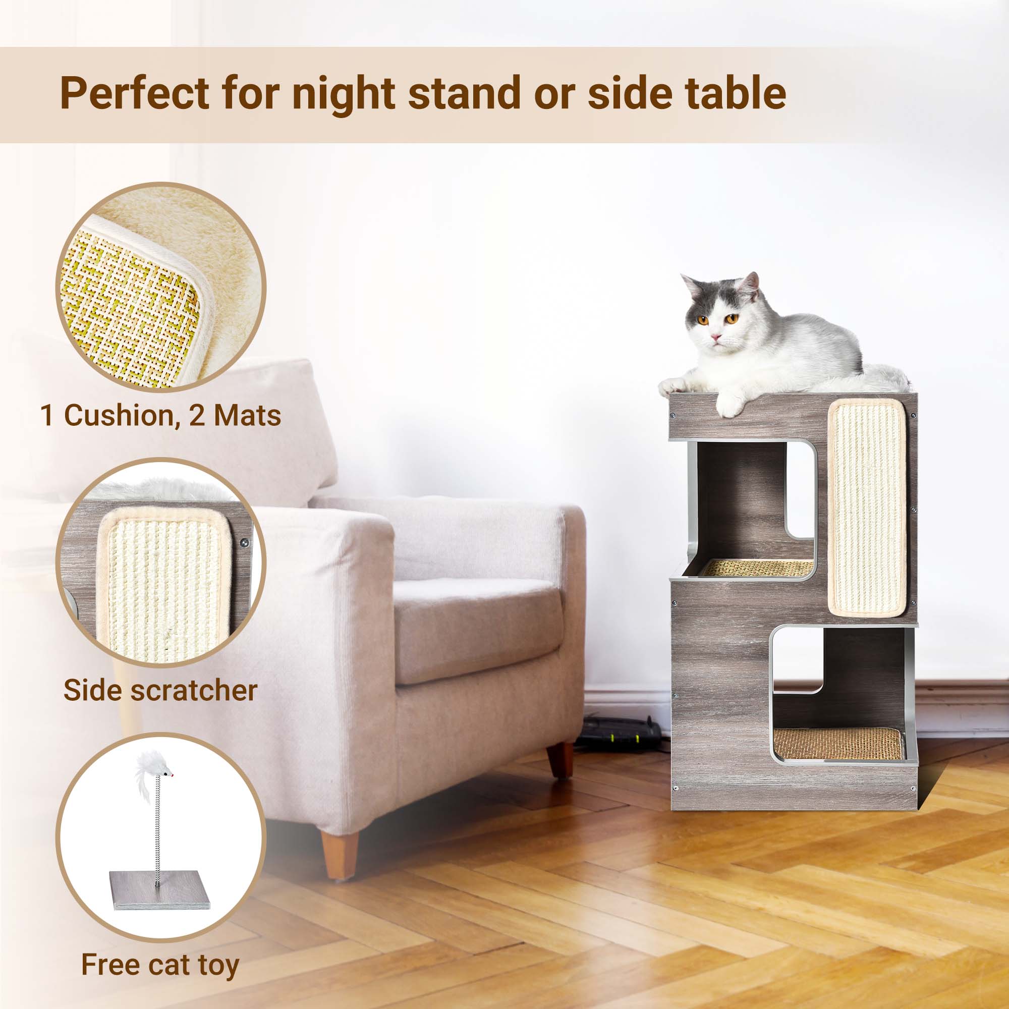 Cat night outlet stand