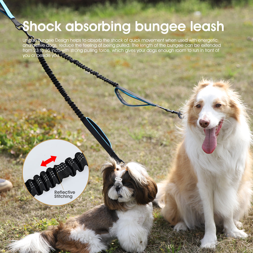 Outdoor Dog Traction rope&Double-ended rope&Waist bag