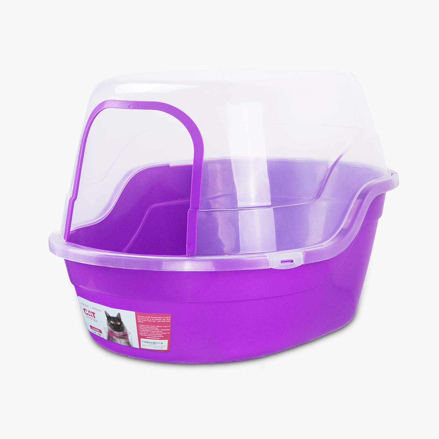 Jumbo Hooded Cat Litter Box